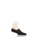 Mens 1 Pair Falke Keep Warm Virgin Wool Trainer Socks Anthracite Melange 9.5-10.5 Mens