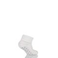 1 Pair Off White Catspads Slipper Socks Kids Unisex 6-12 Months - Falke