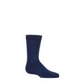 Boys and Girls 1 Pair Falke Cool 24/7 Organic Cotton Socks Royal Blue 6-8.5 Kids (1-3 Years)