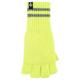 Mens 1 Pair SOCKSHOP Heat Holders 3.2 TOG Workforce Fingerless Gloves Bright Yellow One Size