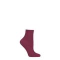 Ladies 1 Pair Falke Fresh Herbs Cotton Anklet Socks Plum Pie 41-42