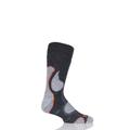 1 Pair Charcoal 3 Seasons Merino Wool Walking Socks Unisex 9-11.5 Mens - 1000 Mile