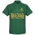 South Africa Rugby Team Polo Shirt - Bottle Green - M