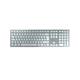 Cherry KW 9100 Slim Wireless Keyboard for MAC QWERTY UK Silver/White JK-9110GB-1