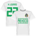 Mexico H. Lozano 22 Team T-Shirt - White - M