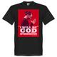 Zlatan God of Manchester T-shirt - Black - L