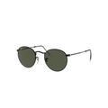 Ray-Ban Sunglasses Man Round Metal Legend Gold - Black Frame Green Lenses 50-21