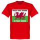 Wales, Golf, Madrid, In That Order T-Shirt - Red - XL