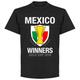 Mexico 2019 Gold Cup Winners T-Shirt - Black - 5XL