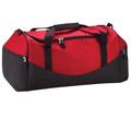 Quadra Teamwear Holdall Duffle Bag (55 Litres) (Pack of 2) (One Size) (Classic Red/Black)