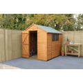 Forest Garden 8x6 Shiplap Dip Treated Apex Wooden Garden Shed (Installation Included)