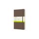 Earth Brown Plain Hard Notebook Large
