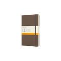 Earth Brown Ruled Hard Notebook Large