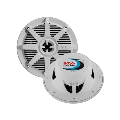 Boss Audio 6.5in 2-Way Coaxial 200W Marine Speaker White MR62W