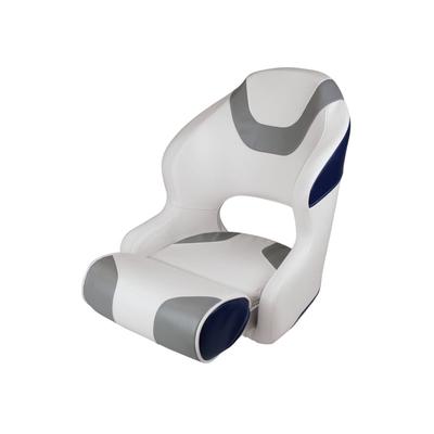 Wise Baja Bucket Seat w/ Flip Up Bolster Brite White/Marble Grey/Midnight Navy Large 3315-1773