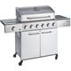 Outback 2024 Meteor 6 Burner Gas BBQ - Stainless Steel OUT370963