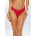 Ann Summers Sexy Lace Planet Thong, Size: 16, Red