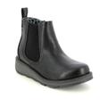 Heavenly Feet 3002-31 Rolo 4 Black Womens Chelsea Boots