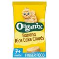 Organix Banana Rice Cake Clouds Organic Baby Snacks 7 months+ 40g