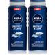 Nivea Men Protect & Care shower gel for face, body, and hair 2 x 500 ml (economy pack)