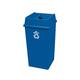 Paper Recycling Bin Base 132.5L Blue