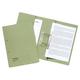 Exacompta Guildhall Transfer Spiral Pocket File Foolscap Green Pack 25