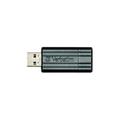 Verbatim Store N Go Pinstripe USB 2.0 Drive 128GB Black 49071 VM49071