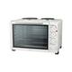 Igenix Electric Mini Oven with Double Hotplates 1500W 45L White IG7145