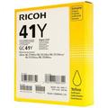 Ricoh GC41Y Yellow Standard Capacity Gel Ink Cartridge 2.2k pages -