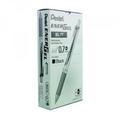 Pentel EnerGel Xm Retractable Gel Pen Medium Black Pack of 12 BL77-A