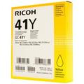 Ricoh GC41YL Yellow Standard Capacity Gel Ink Cartridge 600 pages -