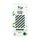 Cheeky Panda Bamboo Paper Straw Black Stripes Pack of 250 0111129