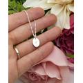 January Birthday Flower Necklace, Snowdrop Floral Sterling Silver Pendant, Bff Necklace