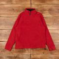 Vintage Gap Blank Sweatshirt S 1/4 Zip Red Logo Collared Pullover Jumper