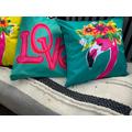 Outdoor Flamingo & Love Cushion Covers Funky Bright Colour Water Repellent Designer Tropical Decor New Home Cute Animal Gifts Her