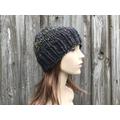 Chunky Knit Hat, Womens Mens Winter Skullcap, Fitted Beanie, Cap, Bedrock