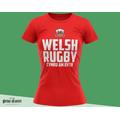 Wales Rugby T Shirt, Cymru Am Byth, Womens Top, Tshirt, Gifts Welsh Girls Gift