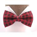 Black & Red Check Bow Tie, Dr Who Fathers Tie