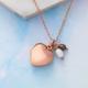 Rose Gold Locket Sterling Silver Heart Necklace Photo Delicate With Pearls Valentines Day Gift