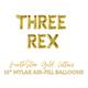 Three Rex Premium Mylar Balloon Message 16