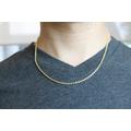 14K Real Gold 2mm Rope Chain, Twisted Gift For Boyfriend, Mens Womens Minimalist Jewelry - 16" To 30