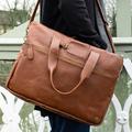 Personalized Full Grain Leather Holdall - Cabin Bag Weekend Unisex Work Overnight in Vintage Brown Handmade By Mahi