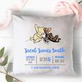 Personalised New Baby Born Cushion Pillow Cover - Shower Gift Winnie The Pooh, Christening, Mum