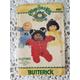 Vintage Butterick #6507 Cabbage Patch Kids Doll Clothing Sewing Pattern 1984