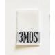 50 Pcs White Woven Sew Clothing Labels, Toddler Size Tags - 3Mo 3 Month