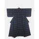Japanese Kimono Robe Black Abstract Dress | Floral Cardigan Long Yukata Kimono - A315