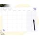 12 Months Multi-Colour Monthly Calendar Notepad - A4 Tearable Yearly Organiser Pad
