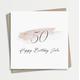 Personalised 50Th Birthday Card | Happy Birthday Card, Card, 50 For