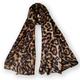 Large Leopard Animal Print Scarf, All Season Scarf