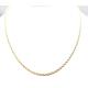 Yellow Gold Necklace, 18K Chain Real Gold, Necklace For Women, Rope Chain, Italian Handmade